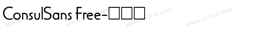 ConsulSans Free字体转换